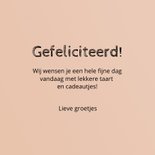 Verjaardagskaart jongen graafmachine  3