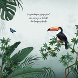 Verjaardagskaart jungle toekan 2