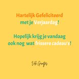 Verjaardagskaart kat zit op kattenbak: Yes, het is zover! 3