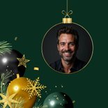 Verjaardagskaart kerst december ballonnen merry birthday 2