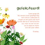 Verjaardagskaart kikker in het bos 3