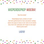 Verjaardagskaart kind beertjes en ballonnen met leeftijd 3