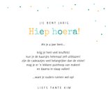 Verjaardagskaart kind peuter kleuter eendje ballon confetti 3