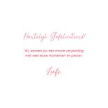 Verjaardagskaart konijntje tussen bloemetjes 3