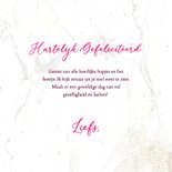 Verjaardagskaart kopjes bloemen en hartjes 3