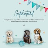 Verjaardagskaart met leuke hondjes 3