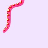 Verjaardagskaart met slang illustratie 2