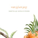 Verjaardagskaart met twee zingende vogels 3