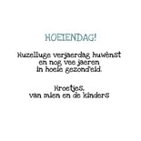 Verjaardagskaart met zeeuws meisje 3