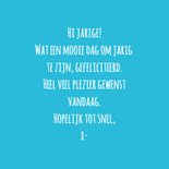 Verjaardagskaart monsterlijke verjaardag kaart 3