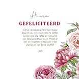 Verjaardagskaart mooie rozen  3