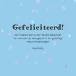Verjaardagskaart olifant en glijdende muizen 3