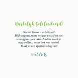 Verjaardagskaart op de racefiets 3