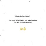 Verjaardagskaart pieperdepiep hoera! 3