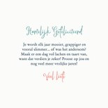 Verjaardagskaart plezier op de schommel 3