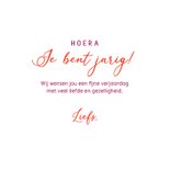 Verjaardagskaart pompoen herfstbloemen 3