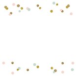 Verjaardagskaart praatwolk confetti 2