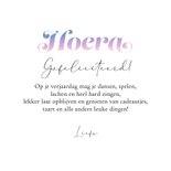 Verjaardagskaart prinsessen kasteel confetti magisch 3