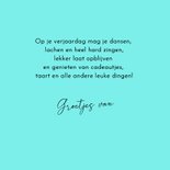 Verjaardagskaart - Regenboog 3