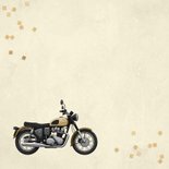 Verjaardagskaart stoer motor happy birthday vintage 2