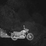 Verjaardagskaart stoer motor zestig zilver grijs 2