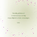 Verjaardagskaart tulpen feestelijk 3