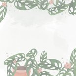 Verjaardagskaart unbeleafable met planten en confetti 2