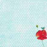 Verjaardagskaart vrouw bloemen vlinders illustratie 2