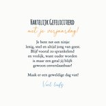 Verjaardagskaart vrouw fitness in het bos 3