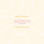 Verjaardagskaart vrouw 'HAPPY BDAY' typografisch 3