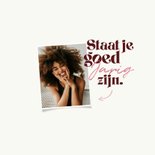 Verjaardagskaart vrouw staat je goed jarig zijn 2