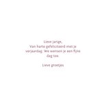 Verjaardagskaart vrouw wijn en confetti props  3