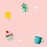 Verjaardagskaart winter figuren 2