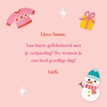 Verjaardagskaart winter figuren 3