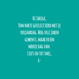 Verjaardagskaart zoemende mug 3