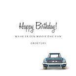 Verjaardagskaarten Classic Mustang 3