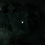 Verjaardagskaartje kerst van harte gouden hart  Achterkant