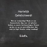 Verjaardagskaartopkrijtbord wijn 3