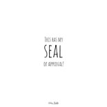 Verlovingsfelicitatie zeehondjes seal it with a kiss 2