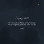 Vierkant nieuwjaarskaartje happy 2027 typografisch 3