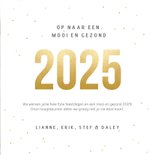 Vierkante fotocollage terugblik 2024 kerstkaart met 8 foto's 3