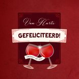 Vol van karakter verjaardag wijnlabel aanpasbare leeftijd 2