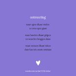 Vriendschap gedicht ontmoeting 2