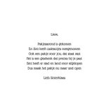 Vrolijk Sinterklaas kaartje met staf in de vorm van een hart 3