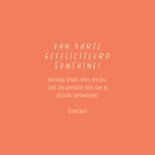 Vrolijk verjaardagskaartje met smiley zonnetjes 3