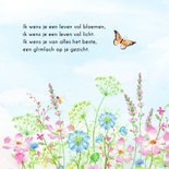 Vrolijke bloemenweide met vlinders 2