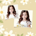 Vrolijke kaart voor Moederdag witte bloemetjes 2