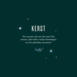  Vrolijke kerstkaart blije kerstdagen met holo sterren 3