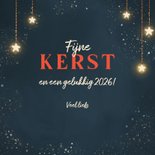 Vrolijke kerstkaart met de kerstman op de maan! 3