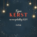 Vrolijke kerstkaart met de kerstman op de maan! 3